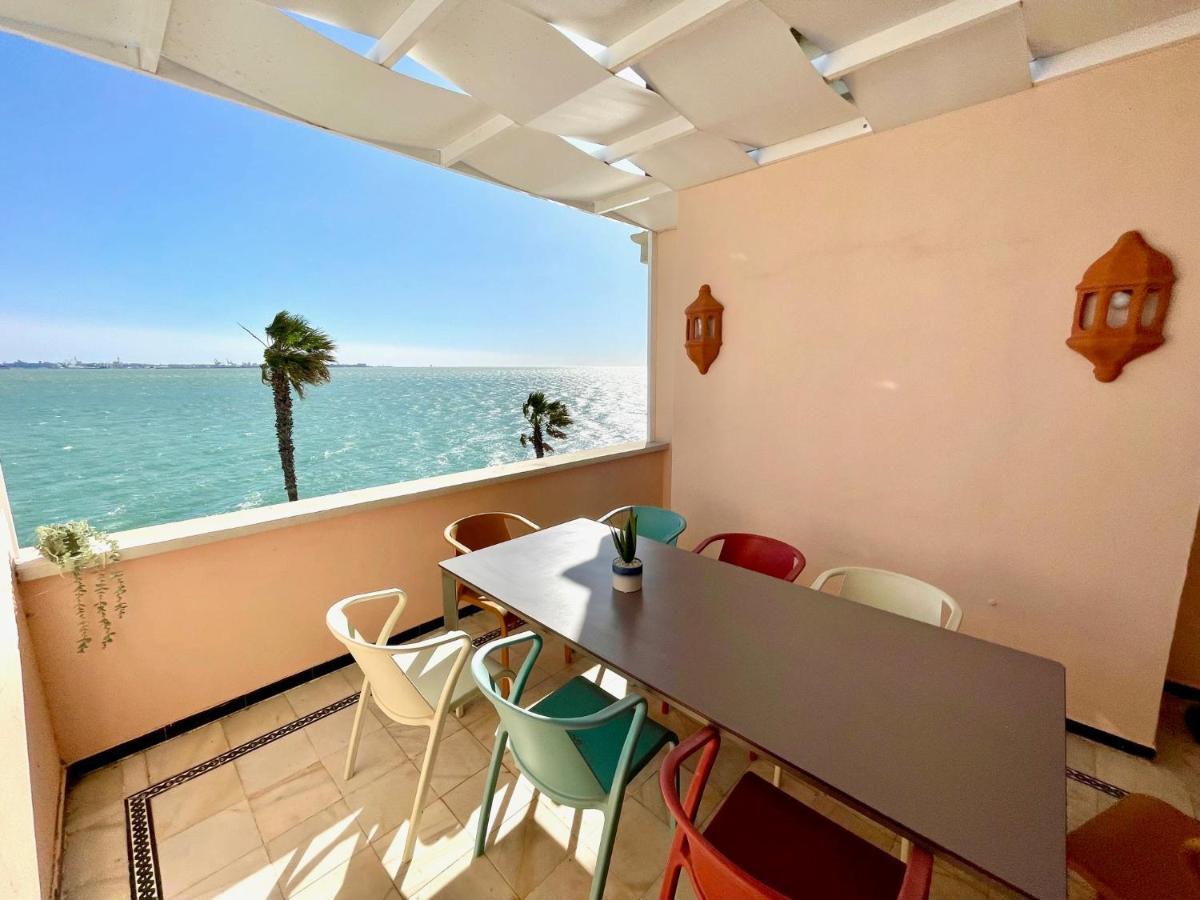 Gatu Villa Oceano Frente Al Mar En Puerto Sherry " Preferente Mayores De 25 Anos Y Familias " El Puerto de Santa María Buitenkant foto