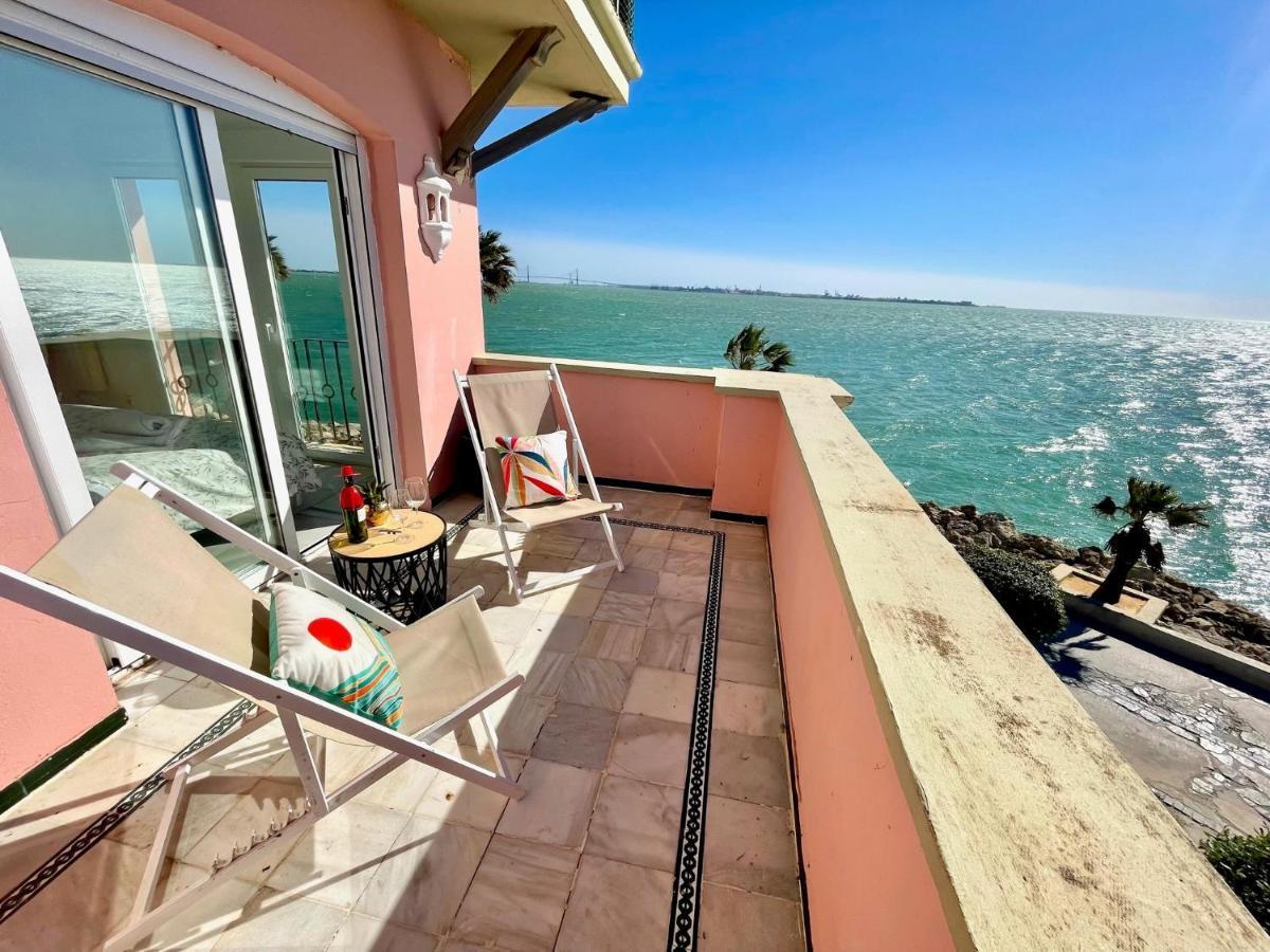Gatu Villa Oceano Frente Al Mar En Puerto Sherry " Preferente Mayores De 25 Anos Y Familias " El Puerto de Santa María Buitenkant foto